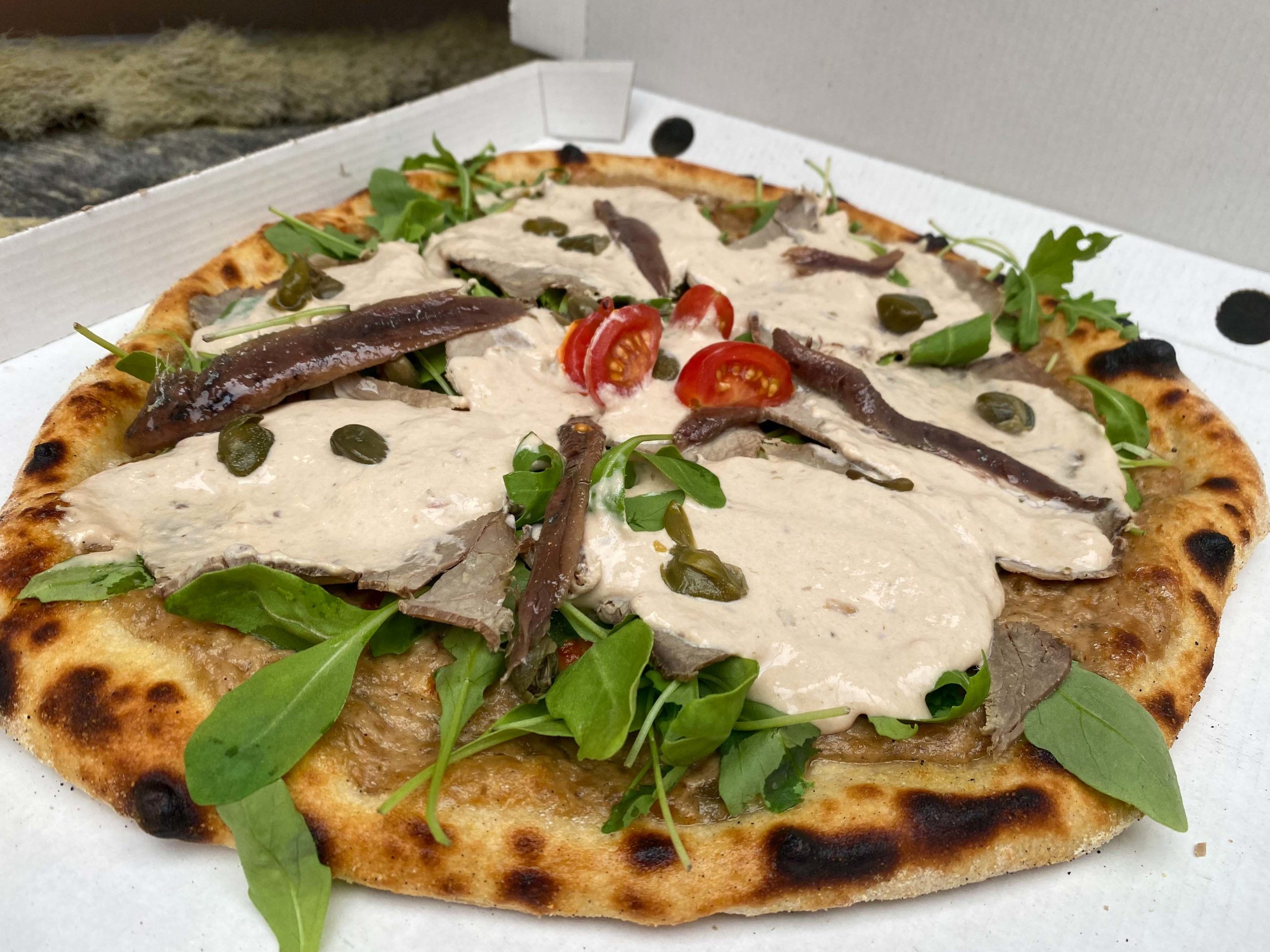 Pizzawagen im Einsatz